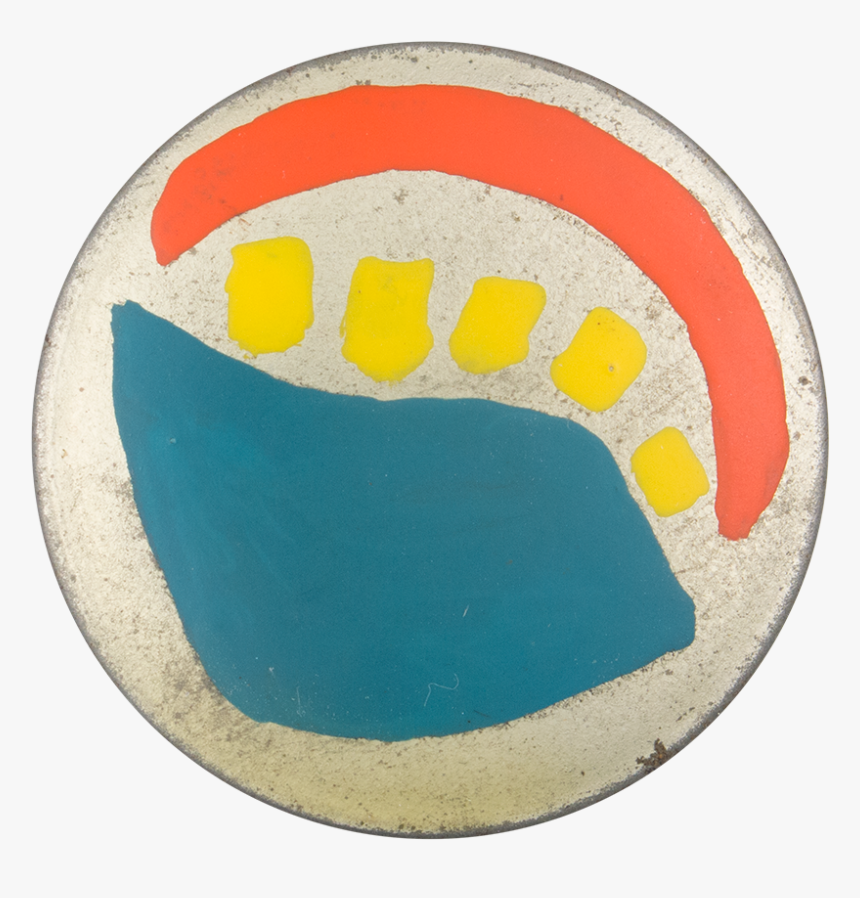 Blue Yellow Red Abstract Art Button Museum - Circle, HD Png Download