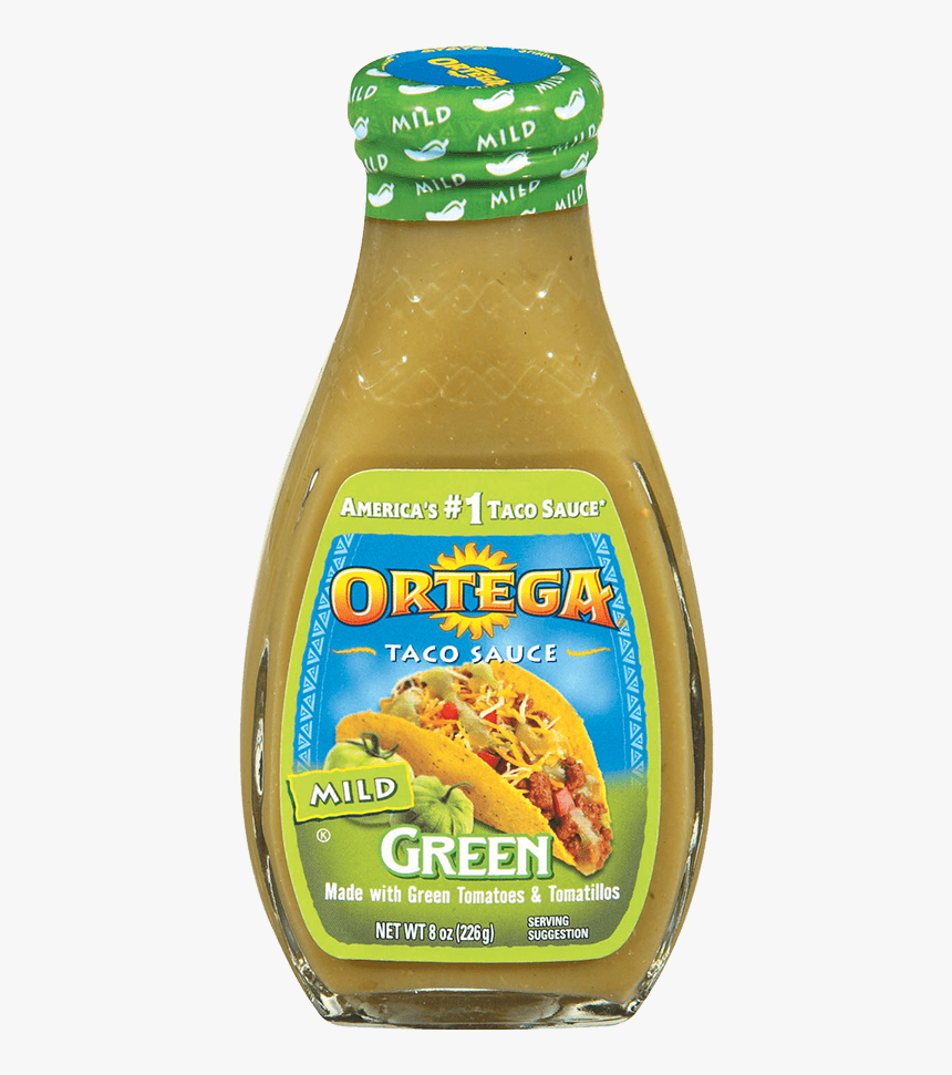 Ortega Taco Sauce Mild Green, HD Png Download
