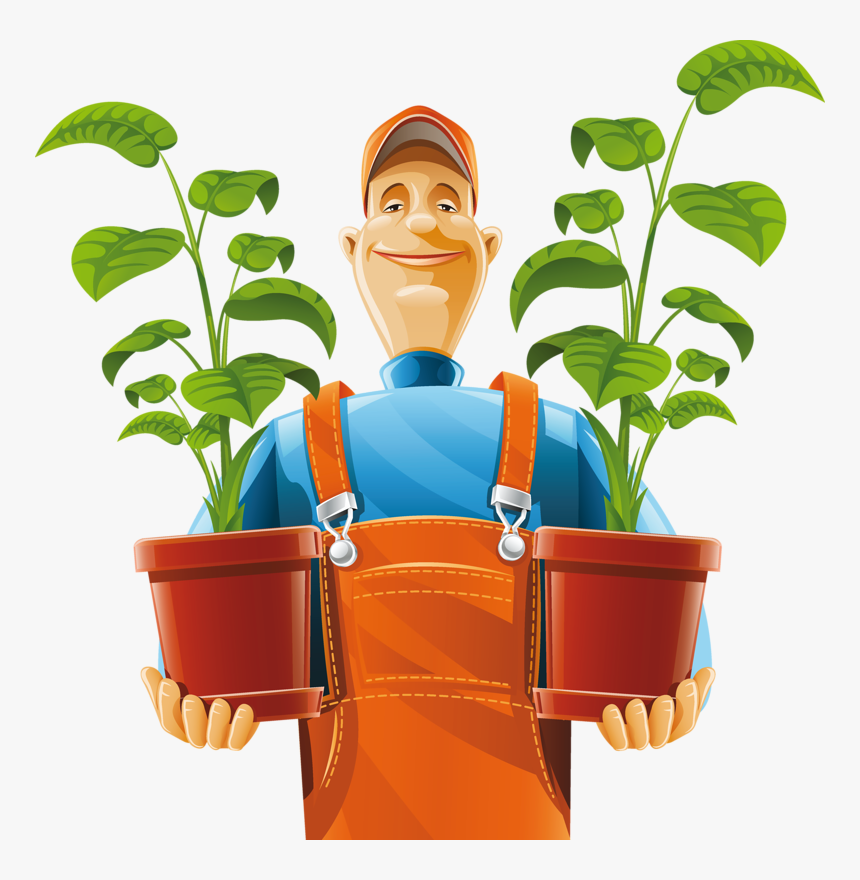 Garden Series-gardening Is The Best Way - Gardener Clipart Png, Transparent Png