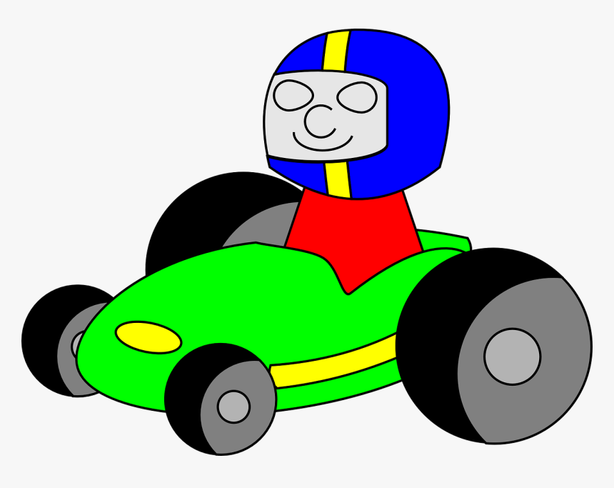 Go Kart Drawing Easy, HD Png Download