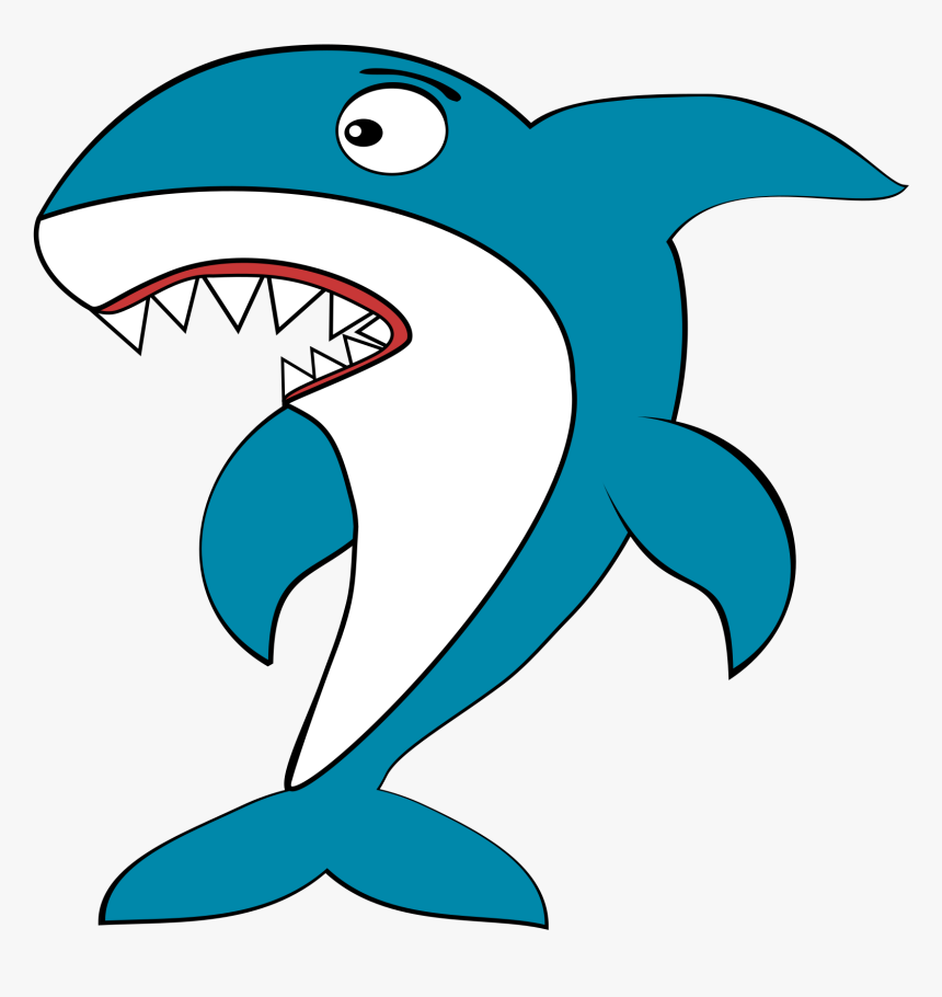Cartoon Big Image Png - Shark Clipart, Transparent Png