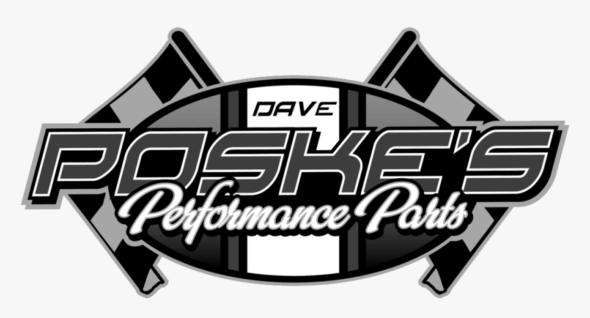 Poske Flag Logo Blknwht, HD Png Download