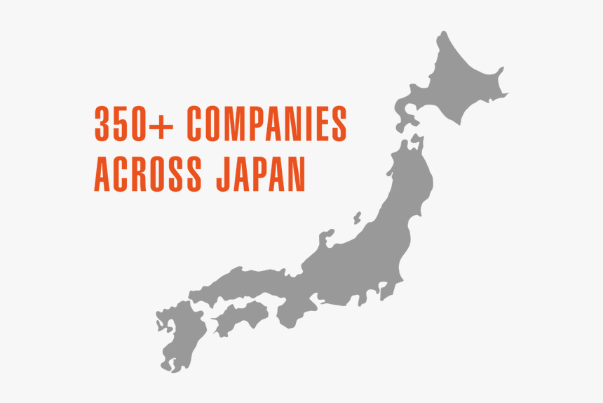 Internship In Explore - Japan Map Vector Grey, HD Png Download