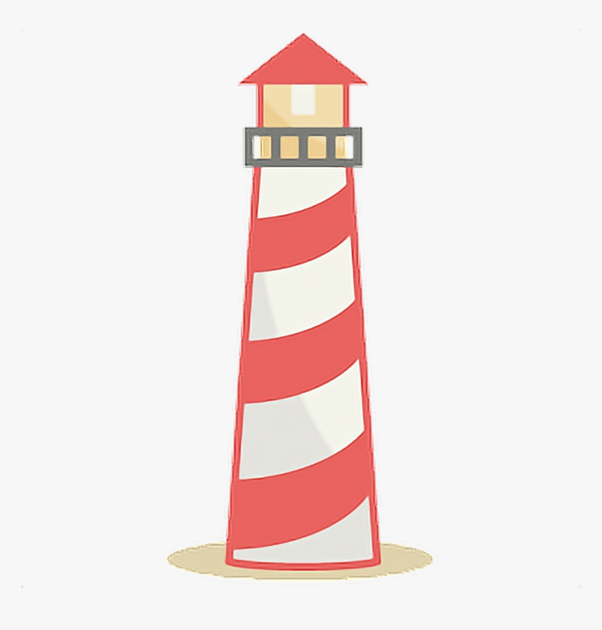 Lighthouse Light House Beach Summer Cute Atthebeach - Lighthouse, HD Png Download