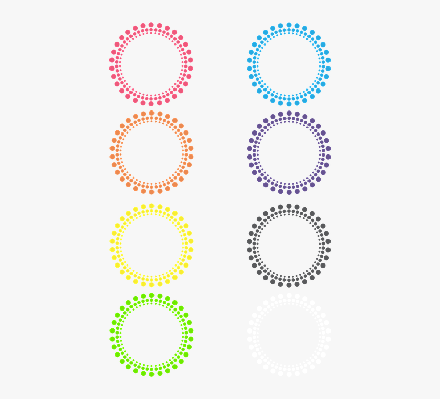 Circle Frames, Frames, Borders, Scrapbooking, Design - Influenza Virus Replication Cycle, HD Png Download