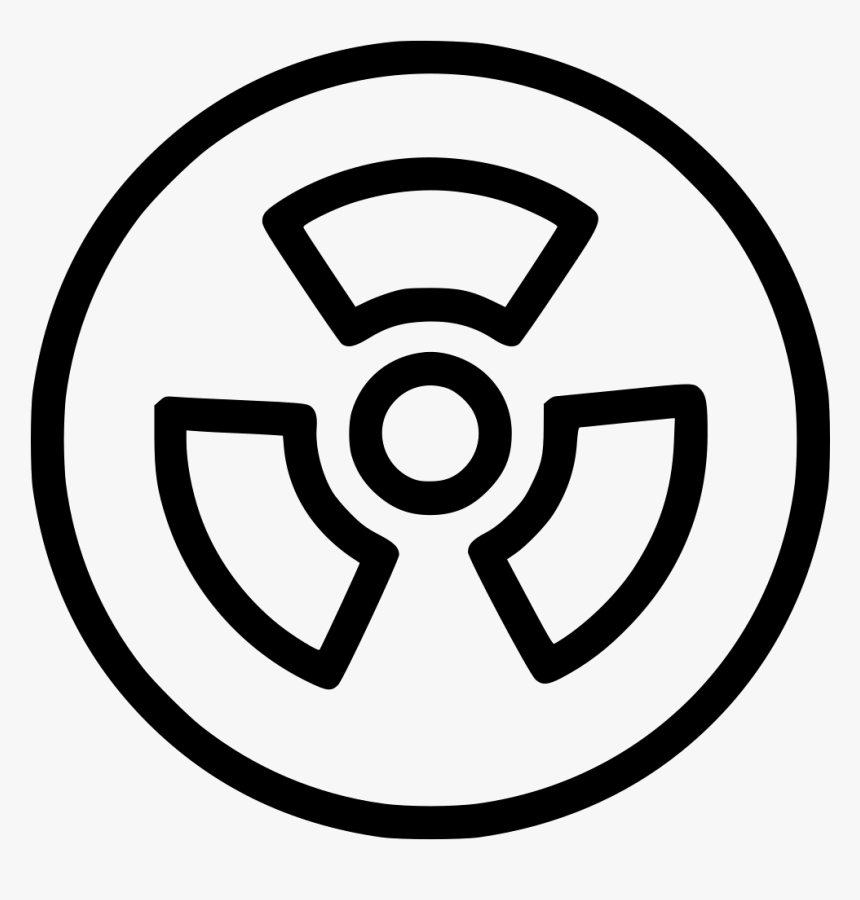 Radioactive - Simple Radiation Symbol Png, Transparent Png