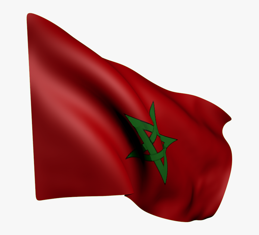 Flag Morocco Wave Red Green Star Flag Drapeau Maroc Png Transparent Png Transparent Png Image Pngitem