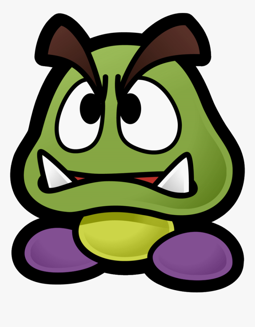 Hyper Goomba, Woah - Paper Mario The Thousand Year Door Goomba, HD Png Download