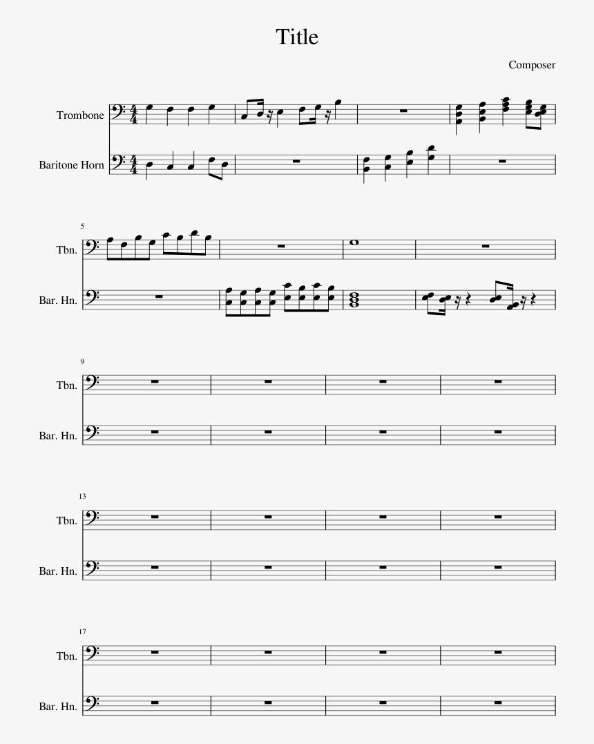 Play Tetris Theme On Trombone, HD Png Download