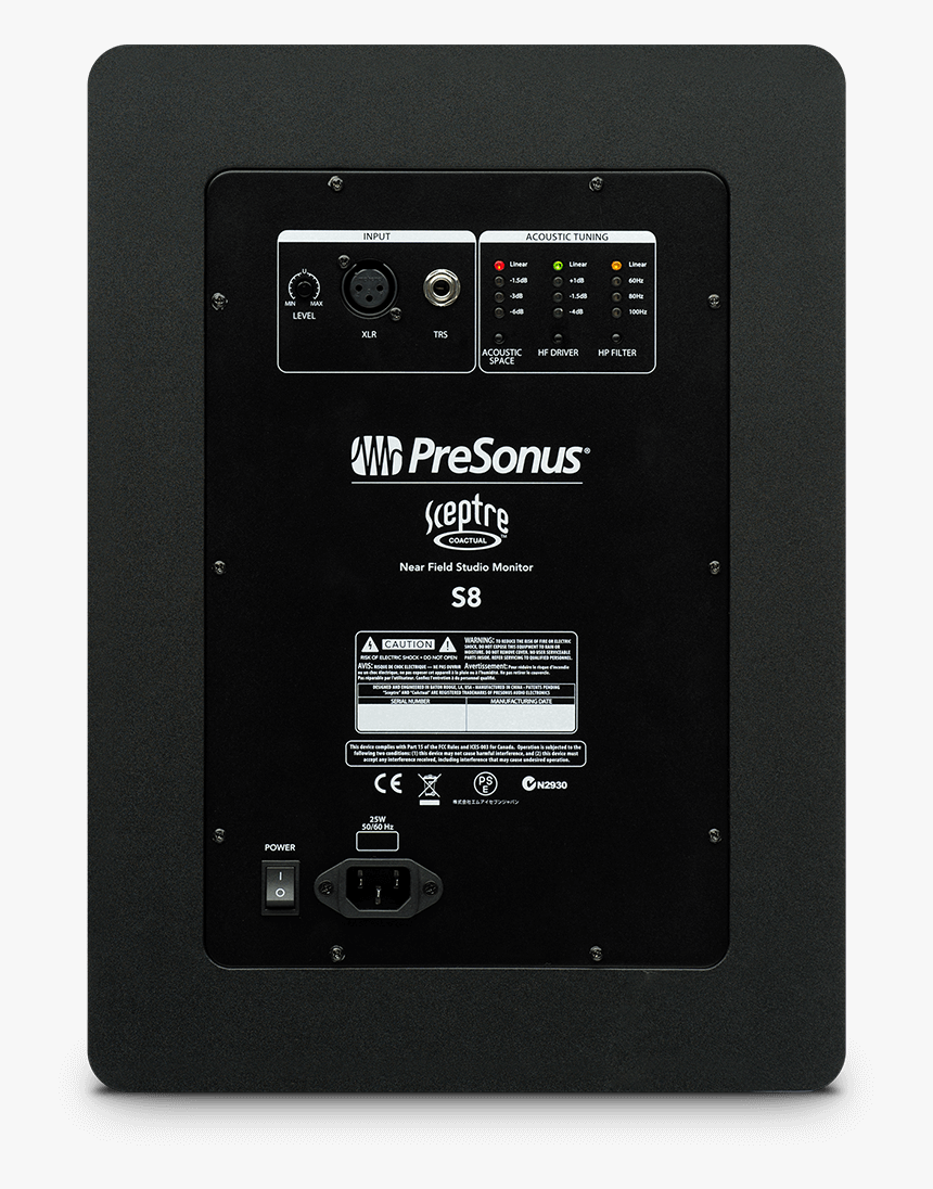 Presonus Sceptre S8 Rear, HD Png Download