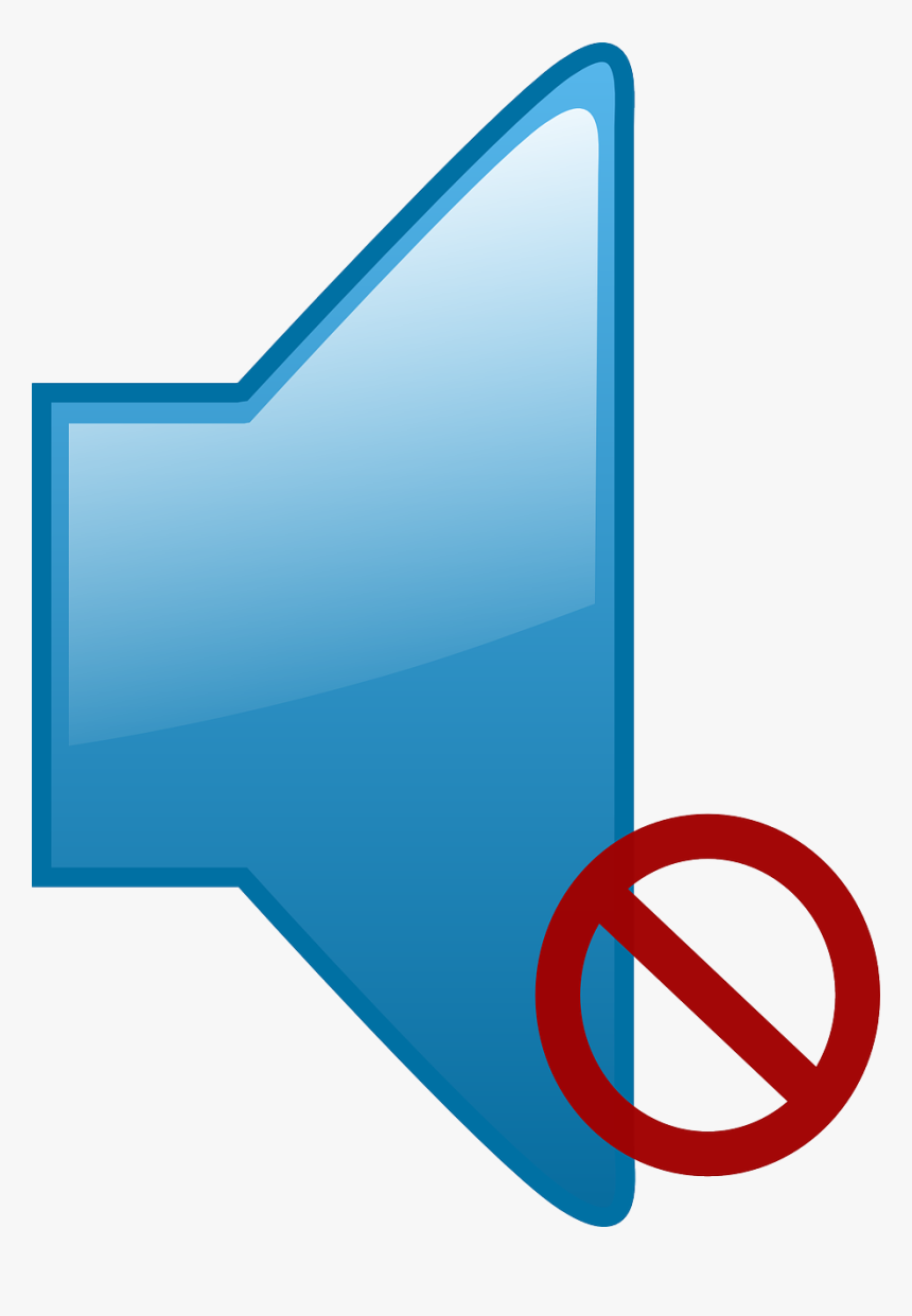 Muted - No Sound Clipart Png, Transparent Png