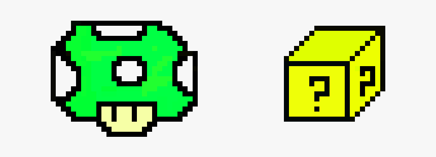 3d Mario Pixel Mushroom, HD Png Download