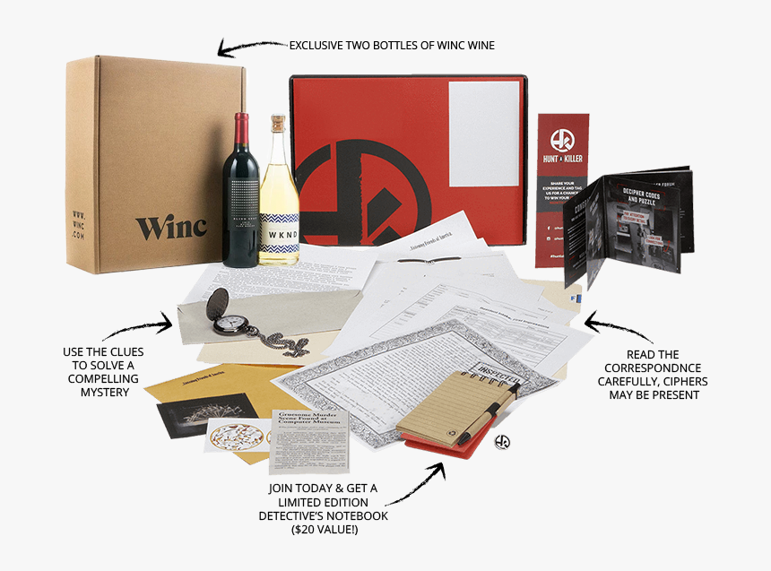 Transparent Mystery Box Png - Hunt A Killer Game, Png Download