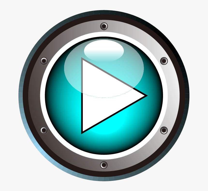 Blue Button Cartoon Play Png File Hd Clipart - Next Button Png Cartoon, Transparent Png