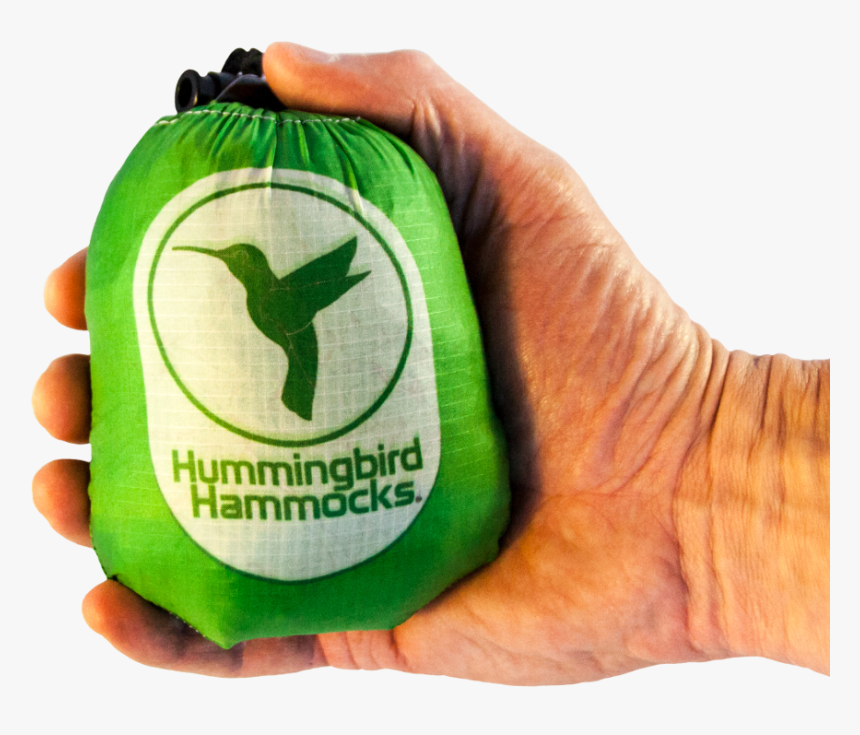 Single Hammock Grass Green In Hand 
 Class - Hammock, HD Png Download