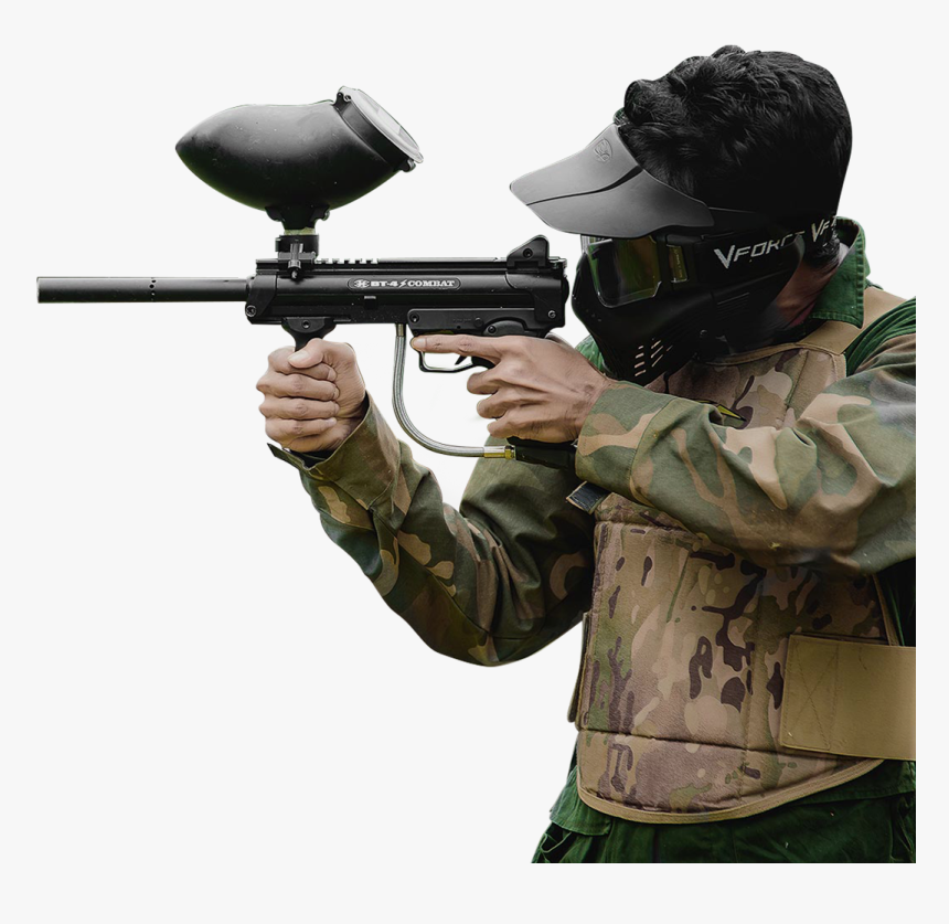 Paintball Player Png, Transparent Png