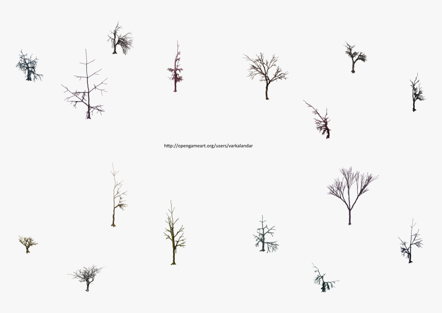 Hjm Dead Trees 1 Alpha - Tree, HD Png Download