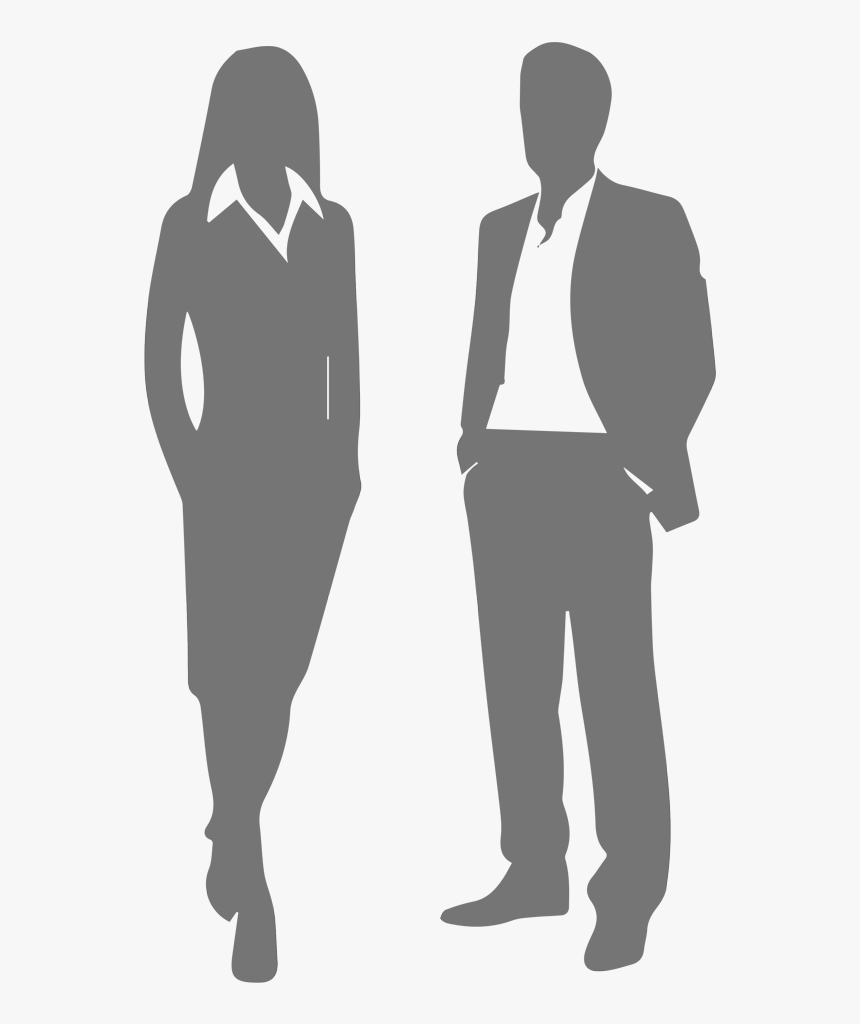 Businessperson Silhouette Clip Art - Business Person Silhouette, HD Png Download