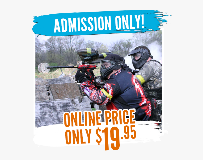 Open Play Admission Only - Paintball, HD Png Download