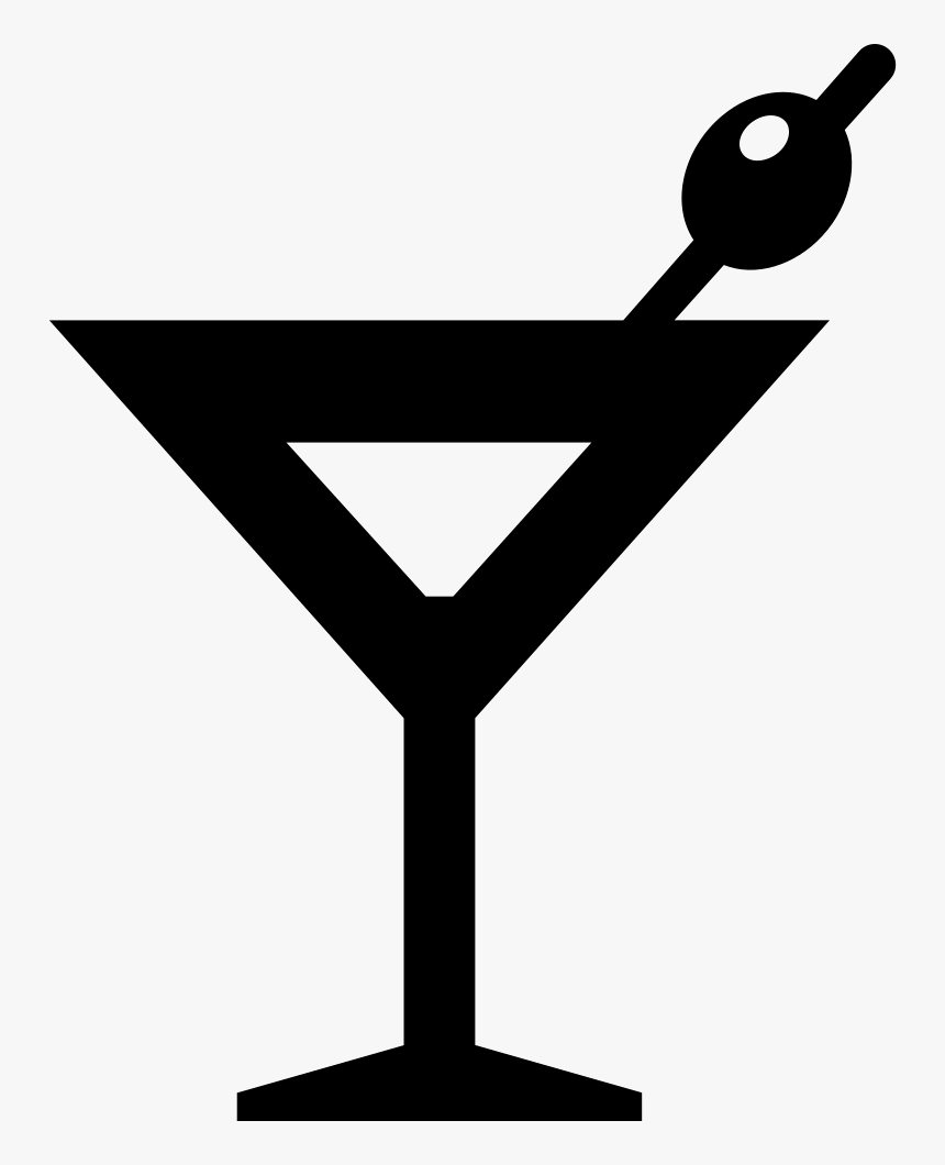 Map Meal Fill - Martini Glass, HD Png Download