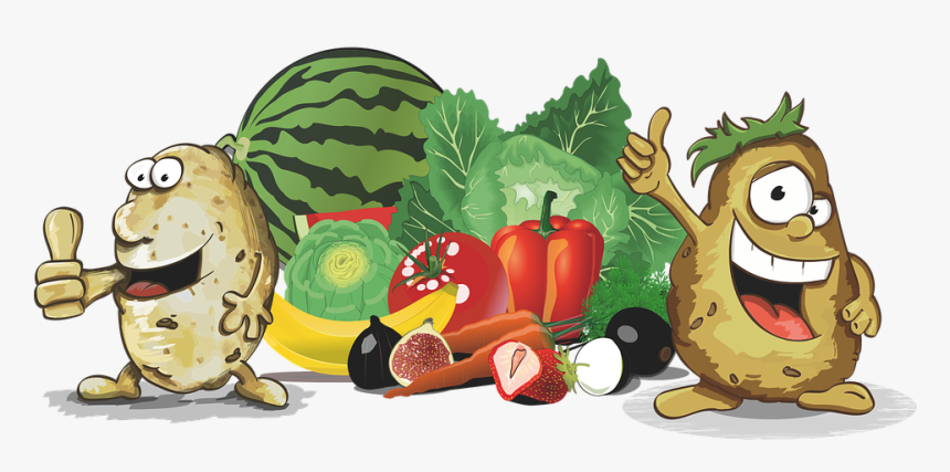 Food, Eat, Delicious, Nutrition, Meal, Fresh, Snack - Fruit And Vegetable Vector Png, Transparent Png