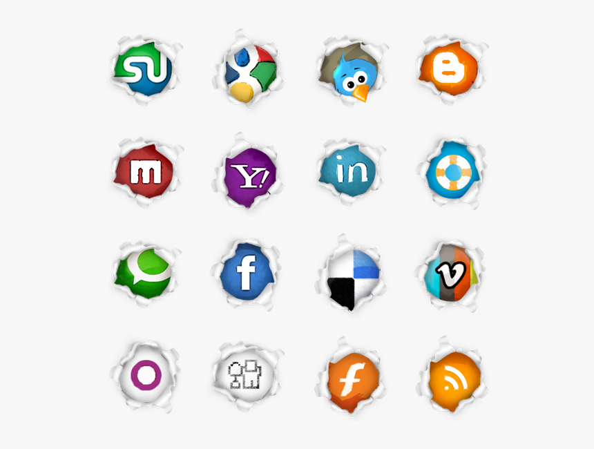 Transparent Page Peel Png - Social Media, Png Download