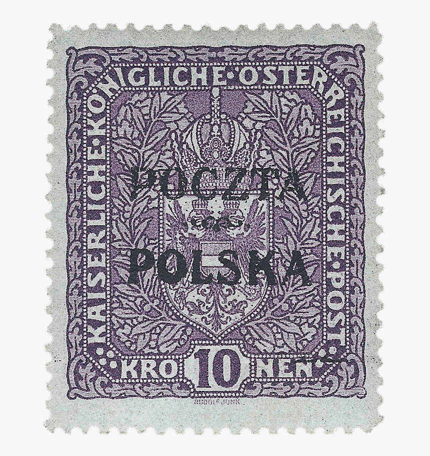 10k Deep Violet Krakow Issue, - Foreign Stamps, HD Png Download