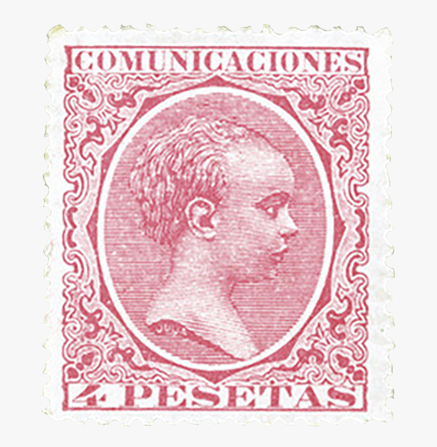 4p Carmine Rose King Alfonso Xiii Stamp, - Špilberk Castle, HD Png Download