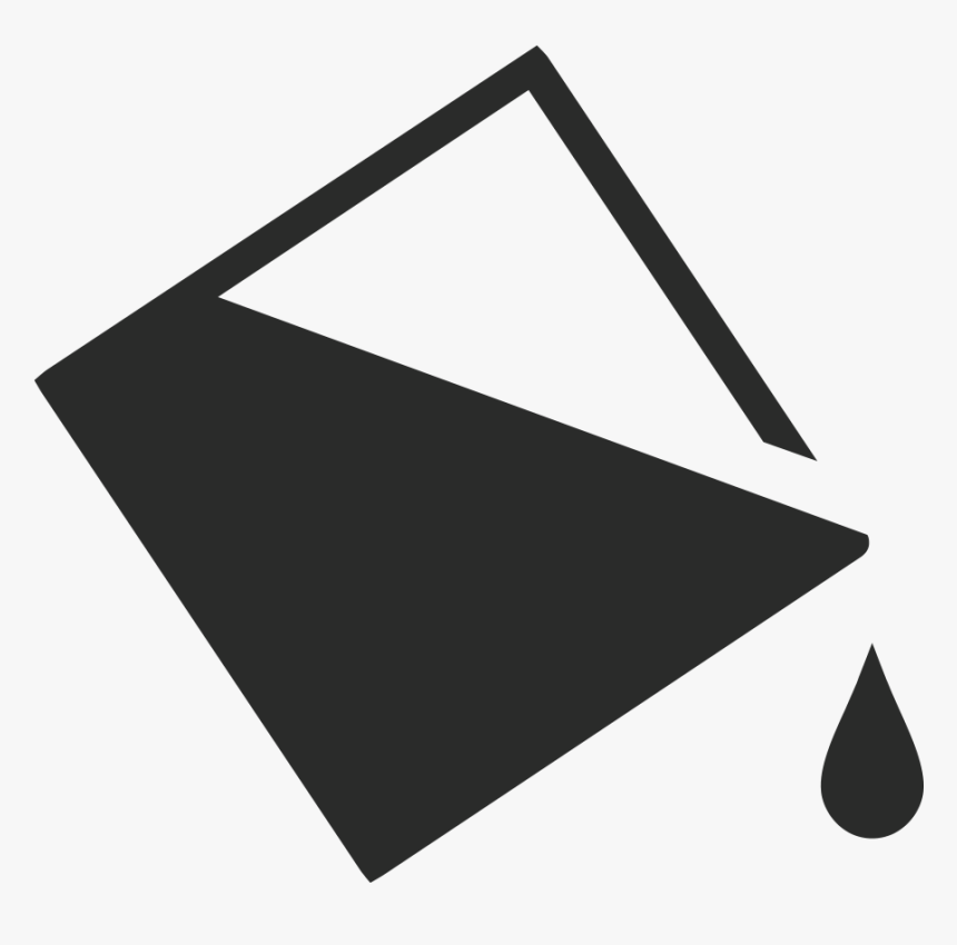 Paintbucket Icon - Triangle, HD Png Download