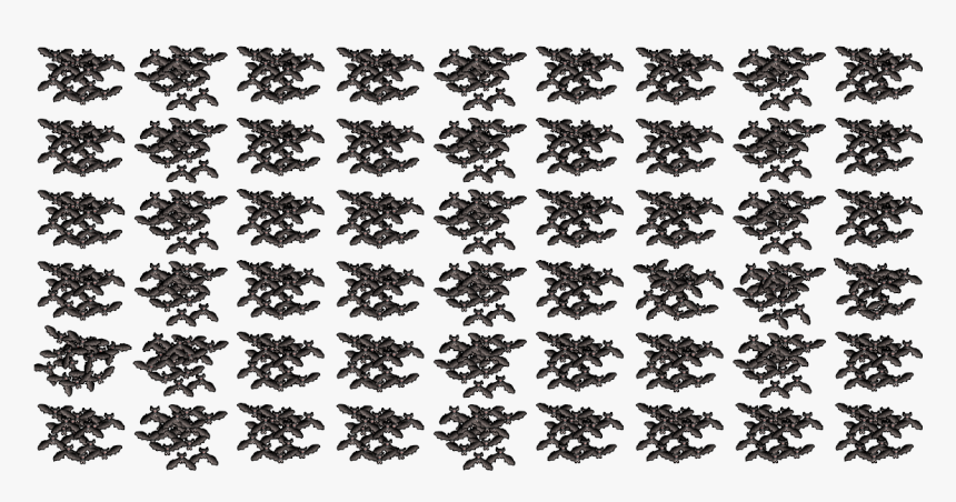 Click For Full Sized Image Bat Swarm - Monochrome, HD Png Download