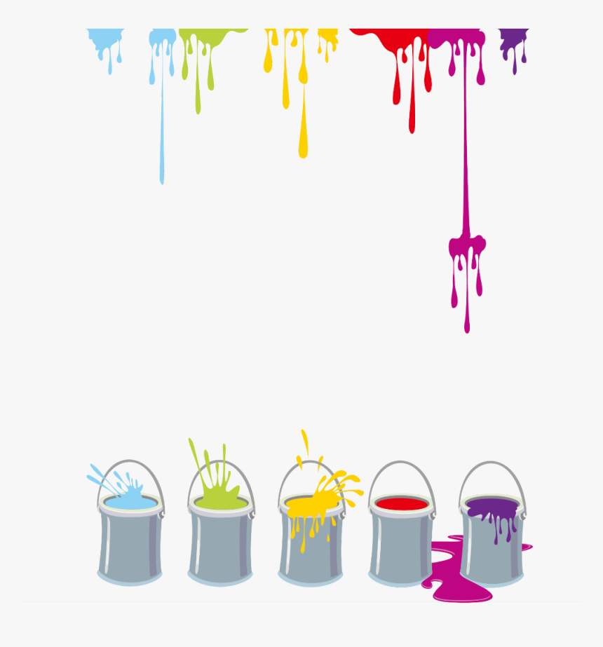 #mq #paint #splash #paints #buckets - Creative Paint Bucket Design, HD Png Download