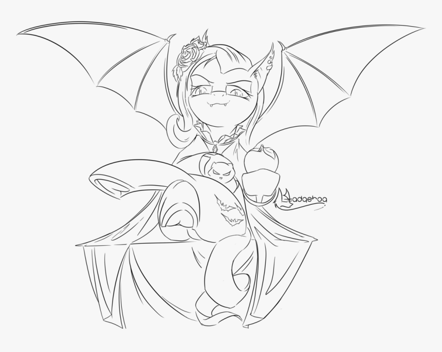 Transparent Bat Swarm Png - Line Art, Png Download