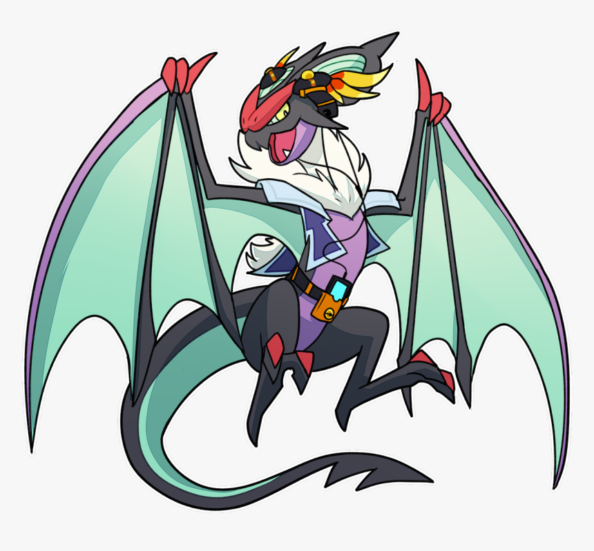 E621 Bat Feral - Cartoon, HD Png Download