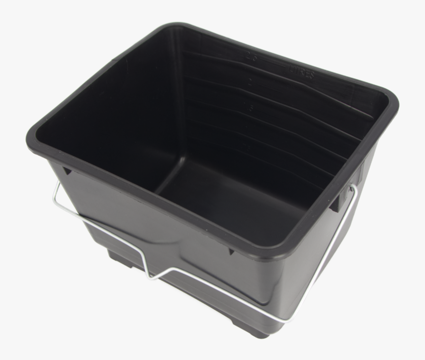 Paint Bucket Plastic Black 2,5 Ltr - Micro Arduino Oled, HD Png Download