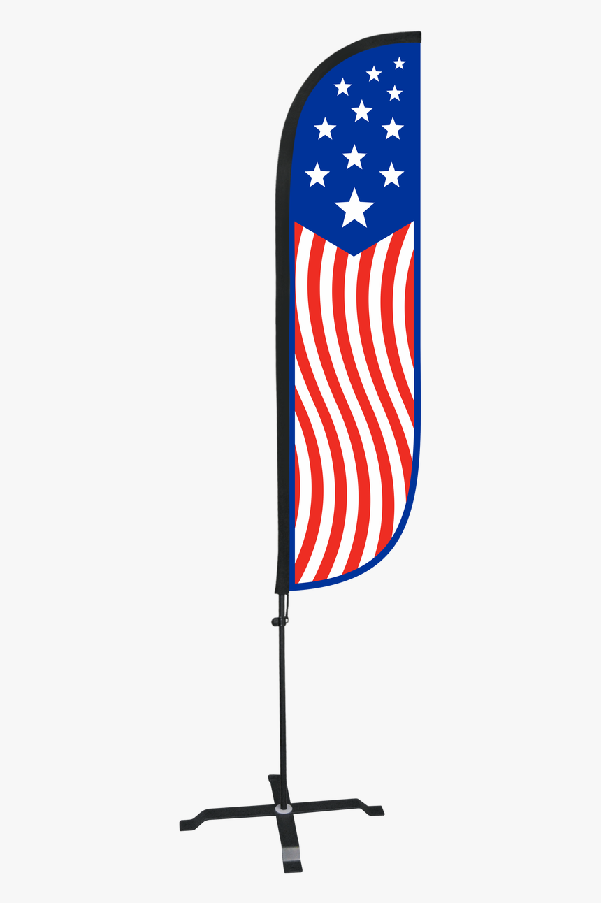 5ft American Flag Old Glory 2 Feather Flag X Stand - Flag Of The United States, HD Png Download
