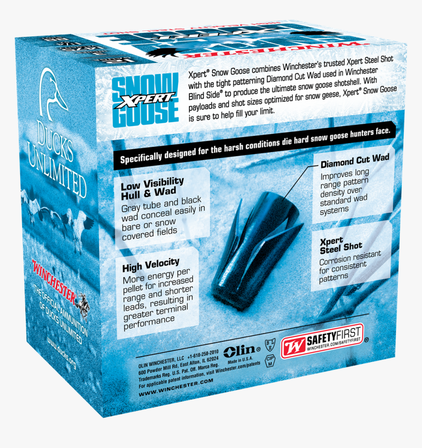 Wxs123bb Box Image - Winchester Xpert Snow Goose, HD Png Download
