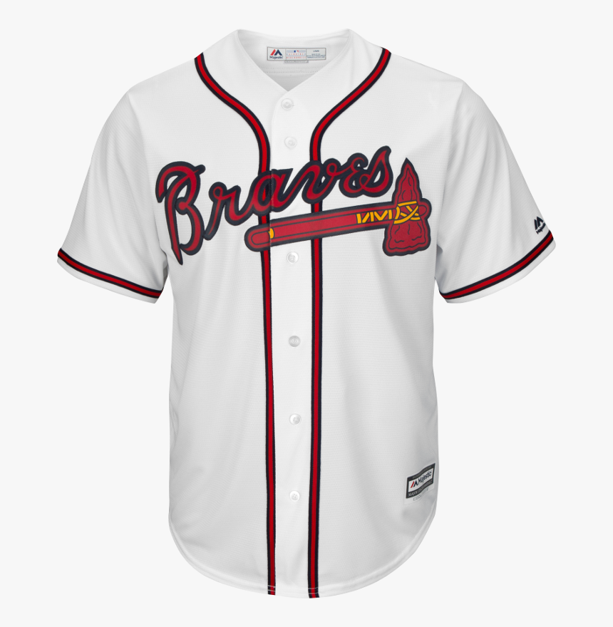 Transparent Atlanta Braves Logo Png White Atlanta Braves Jersey, Png