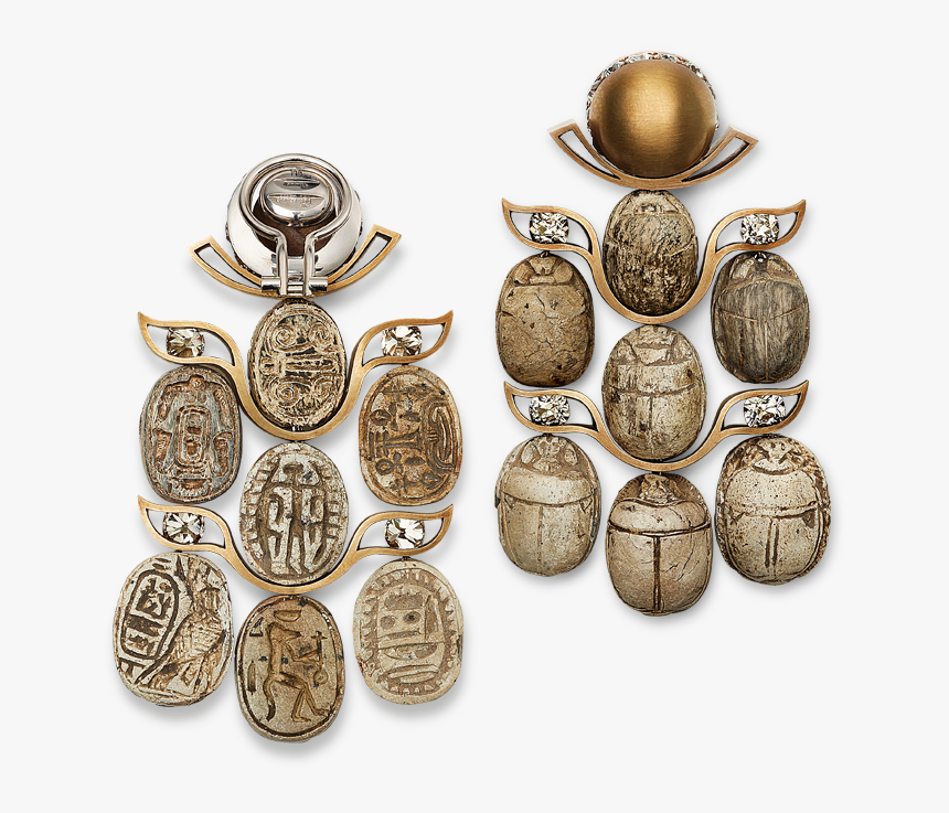 Scarab Earrings Made By Hemmerle - Reptile, HD Png Download