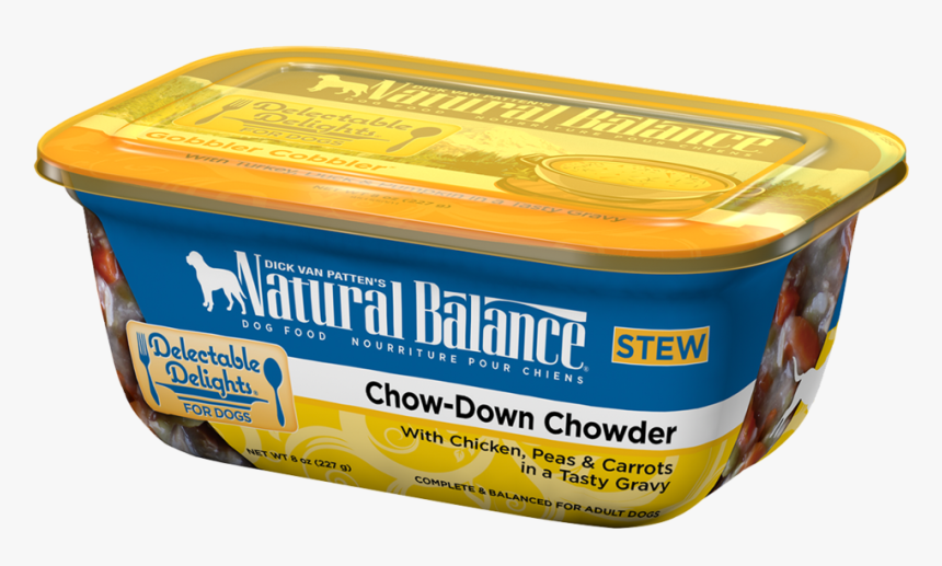 Delectable Delights® Chow Down Chowder dog Stew Formula
 - Natural Balance Wet Dog Food, HD Png Download