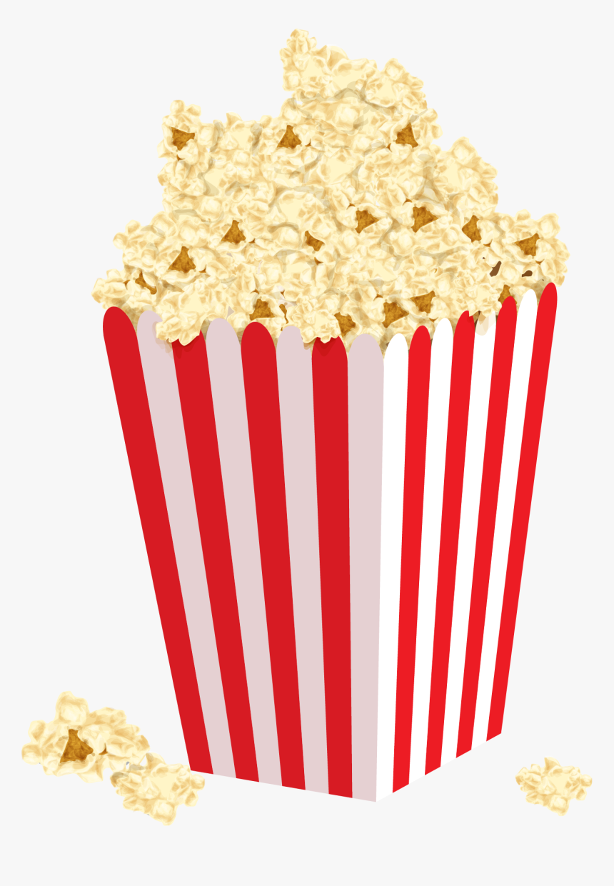 Popcorn Box Clipart Png - Popcorn Clipart Transparent Background, Png Download