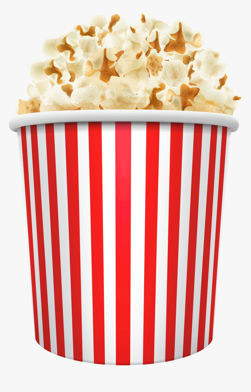 Popcorn Box Png Clip Art - Transparent Background Popcorn Png, Png Download