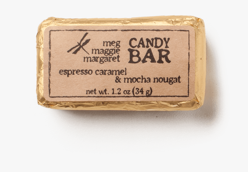 Gourmet Caramel & Nougat Candy Bar - Label, HD Png Download