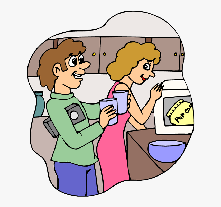 Microwave Popcorn Clipart, HD Png Download