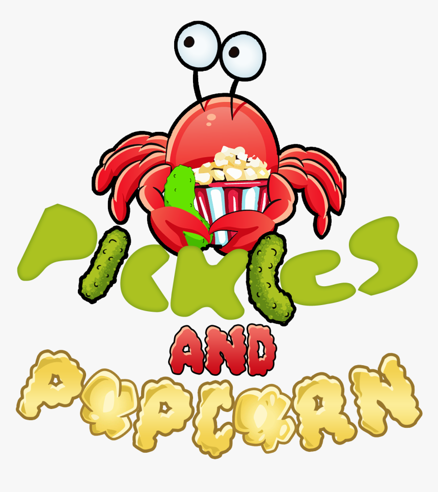 Pickles And Popcorn - Popcorn And Pickle Clipart, HD Png Download