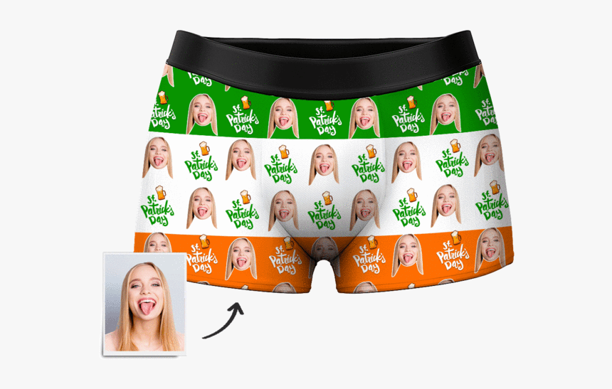 Men S Custom Face Boxer Shorts - Underpants, HD Png Download