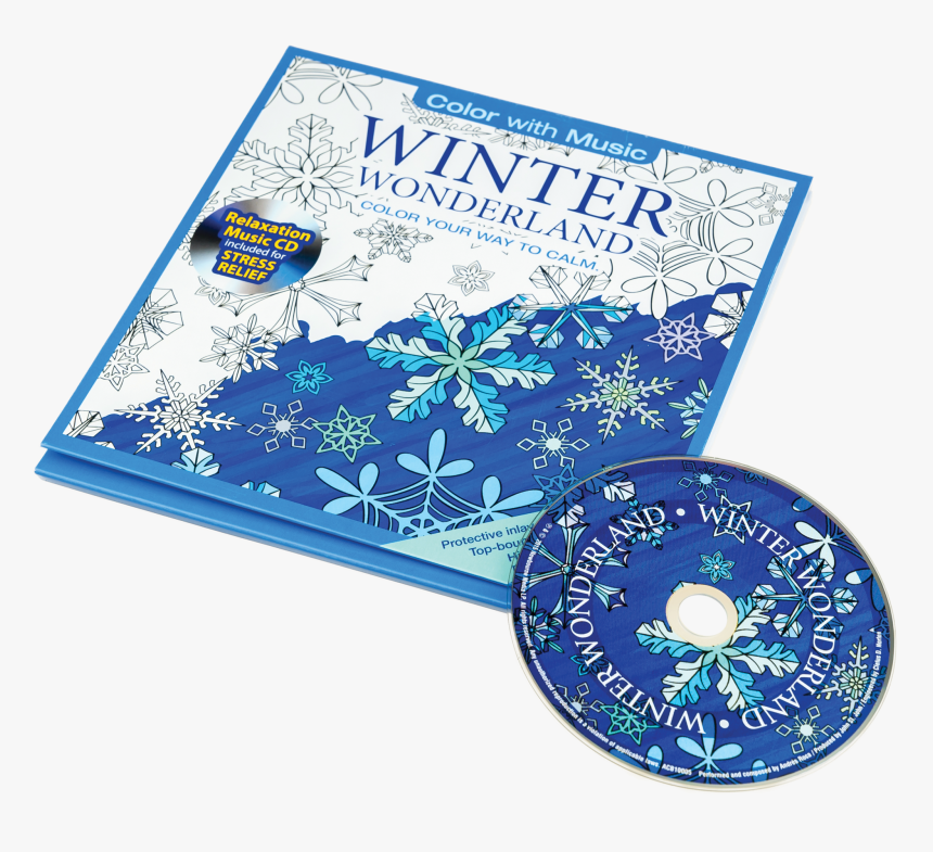 Color With Music Winter Wonderland Adult Coloring Book - Art Paper, HD Png Download