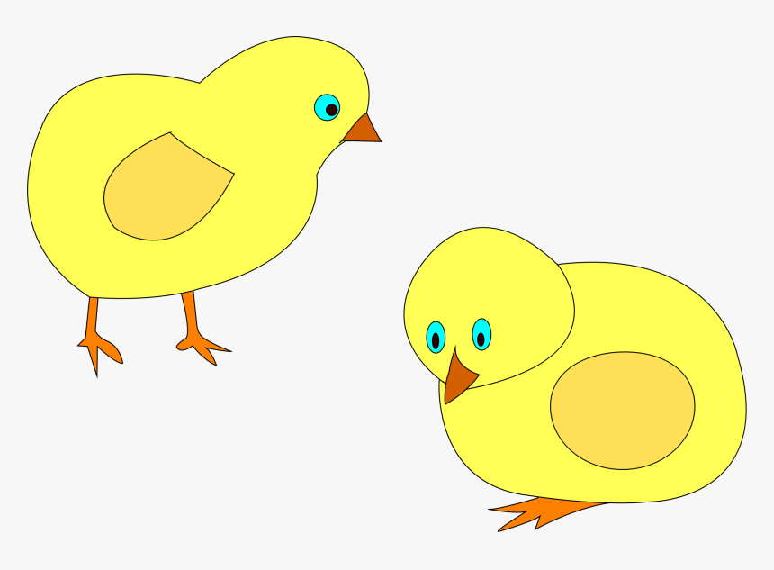 Chickens Figure Color Clip Arts - คลิป อาร์ต ลูกไก่, HD Png Download