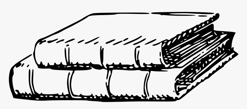 Rectangle,line Art,angle - Textbooks Clipart Black And White, HD Png Download