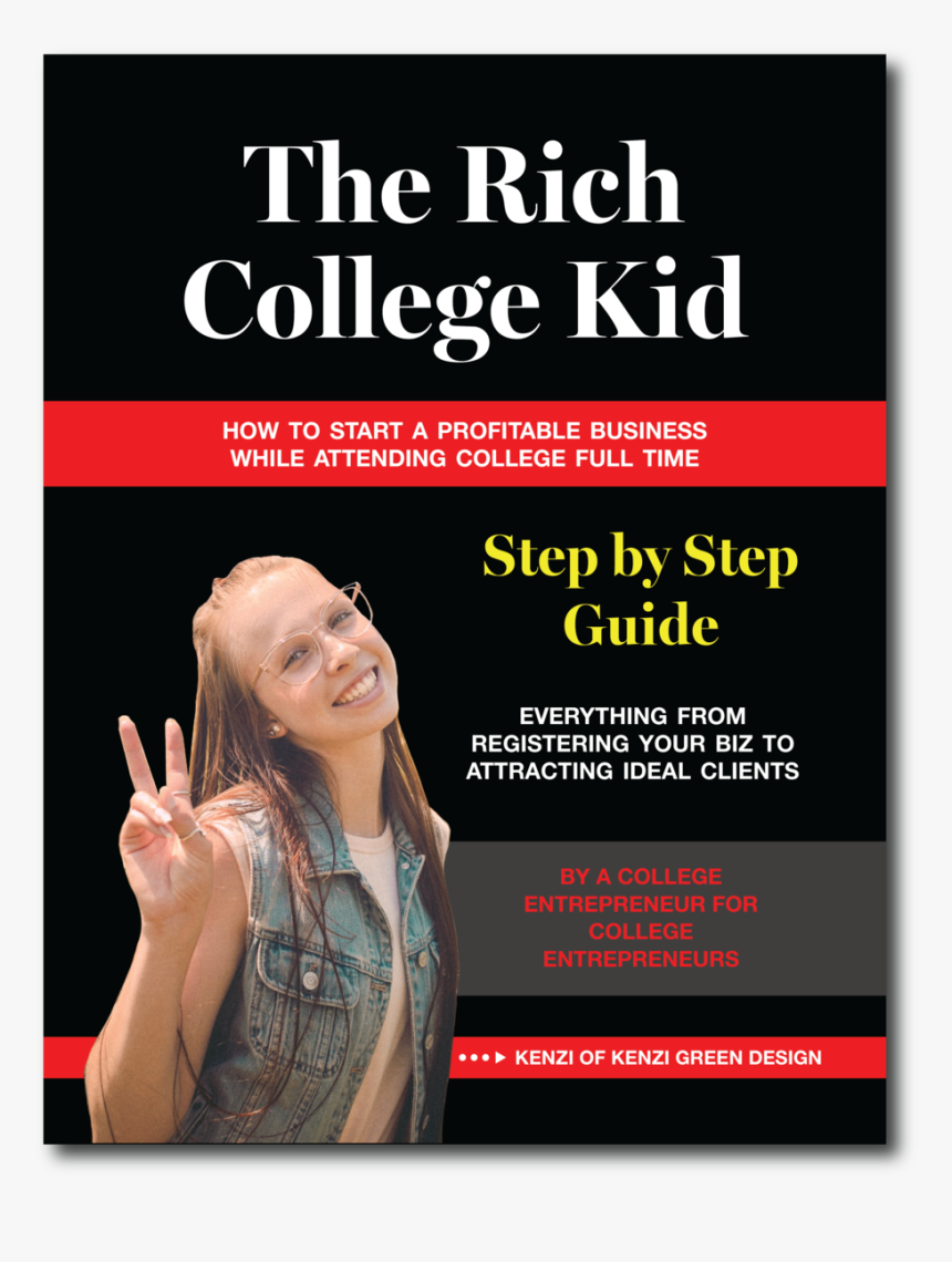 The Rich College Kid Landing Page Book-01 - Book, HD Png Download
