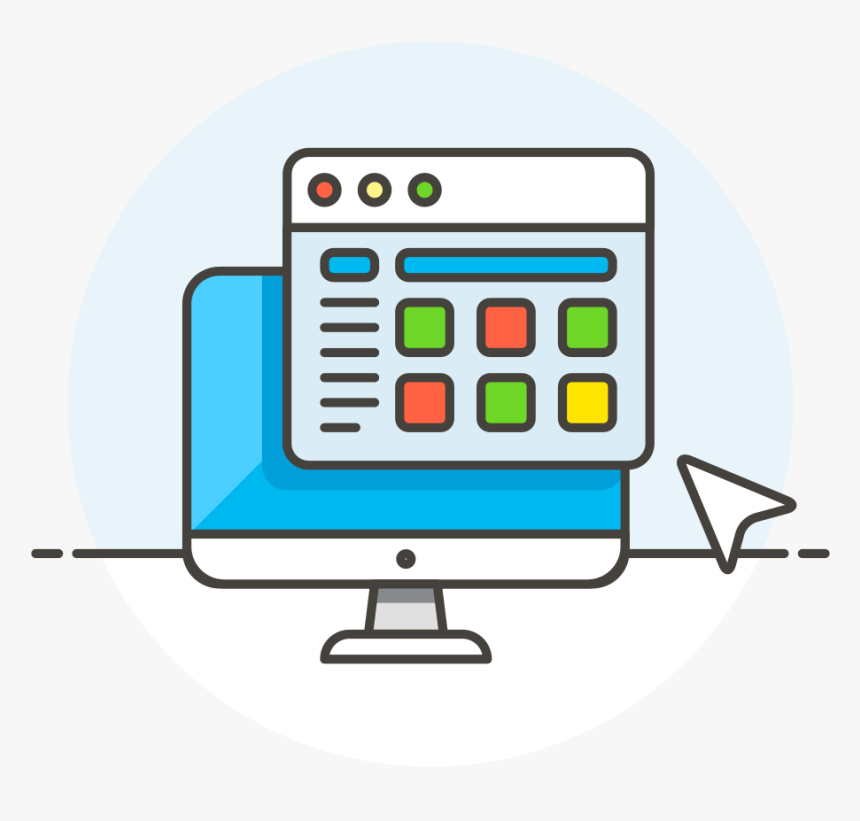 Monitor Window Icon - Salesforce Development Icon Png, Transparent Png